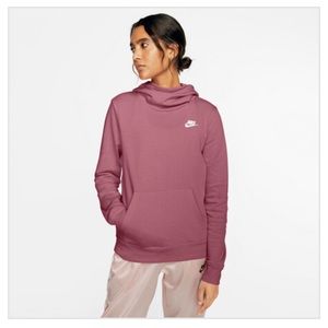 Nike Women's Sportswear Club Fleece Funnel-Neck Hoodie